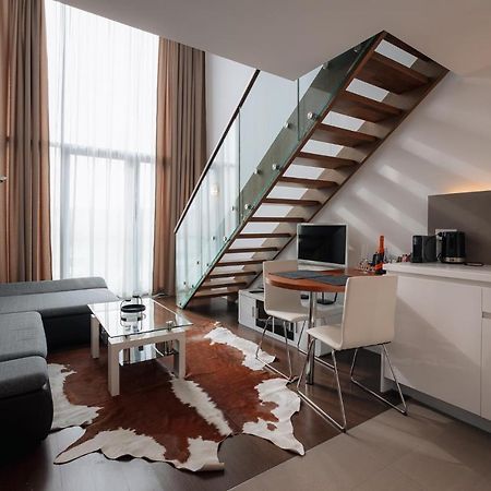 Skau Eurovea Duplex Apartment Danube Exclusive View Free Parking Bratislava Eksteriør bilde