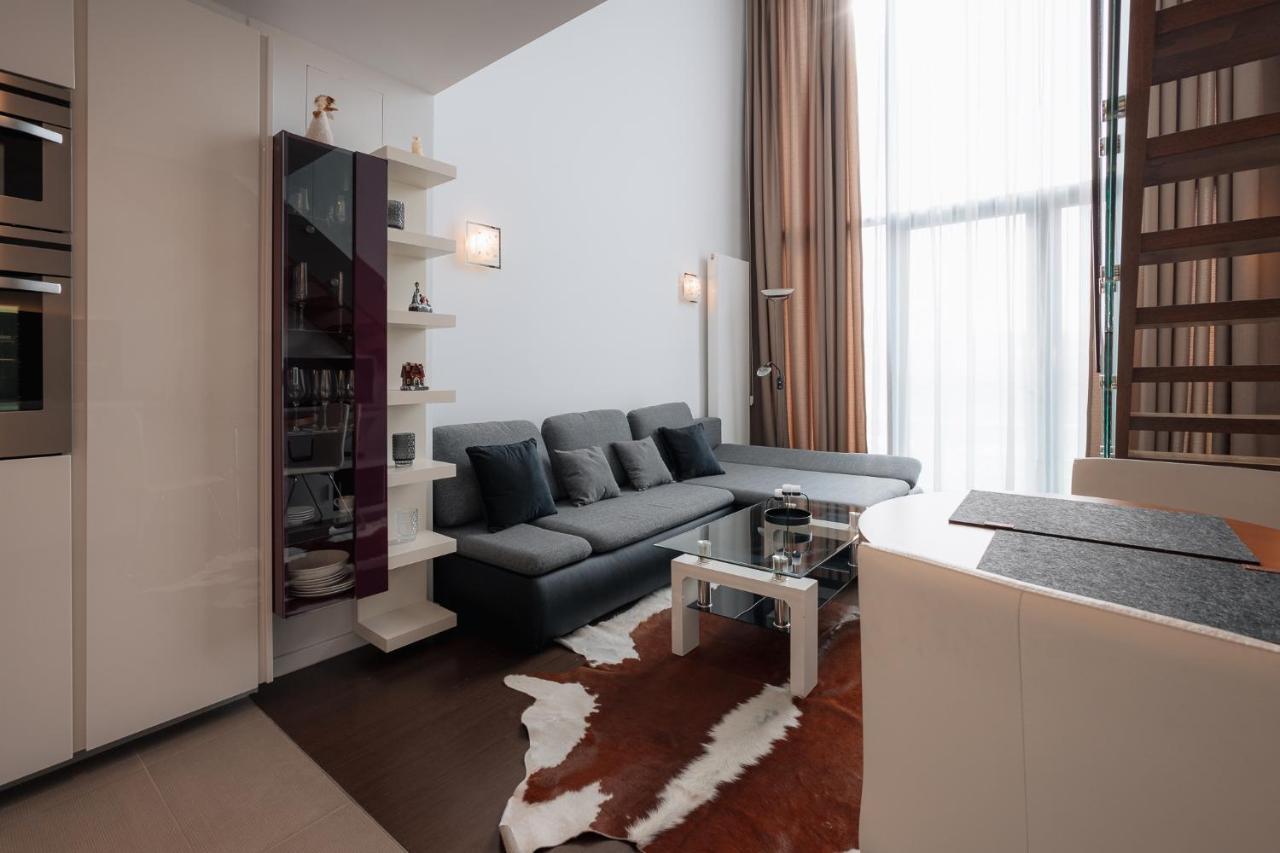 Skau Eurovea Duplex Apartment Danube Exclusive View Free Parking Bratislava Eksteriør bilde
