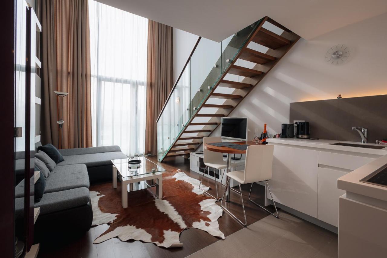 Skau Eurovea Duplex Apartment Danube Exclusive View Free Parking Bratislava Eksteriør bilde