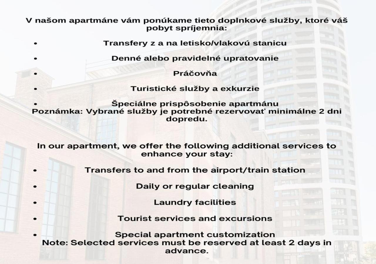Skau Eurovea Duplex Apartment Danube Exclusive View Free Parking Bratislava Eksteriør bilde